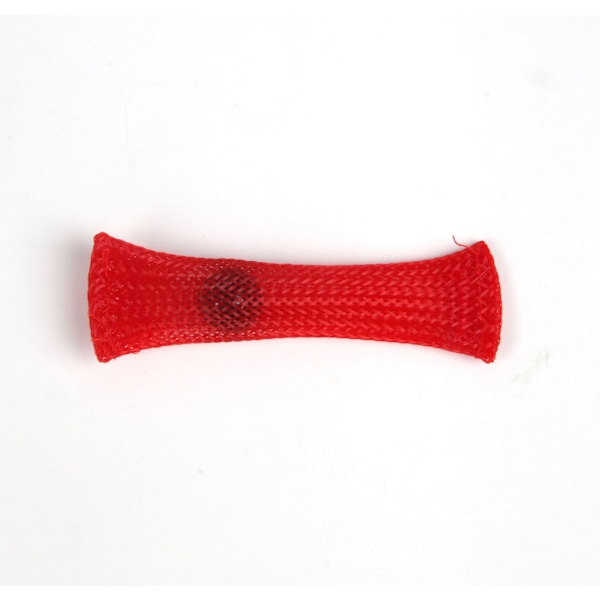 10 stk. vevde nett rør baller fidget leker red