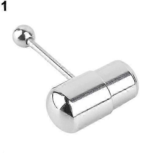 1 stk. cool vibrerende tungepiercing i rustfrit stål - ZY