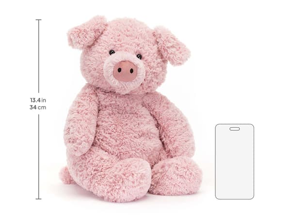 Jellycat Barnabus Gris Mjukdjur, Storlek 42cm