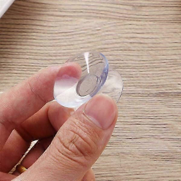 Förpackning med 100 enkelsidiga dubbla sugkoppar - Sugproppar för glas, plast - 30 mm bredd
