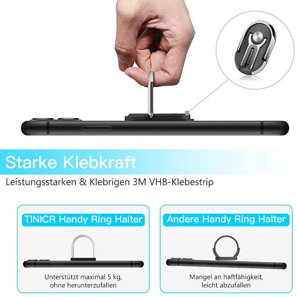 2 stk. 2. generations luftventilationsringbeslag - sort