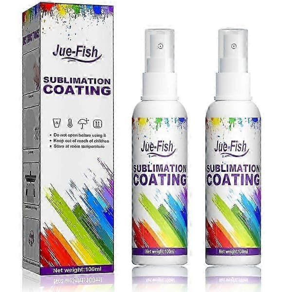 25-26 Sublimationsbelægningsspray til bomuldsstof og polyester/bomuldssæt 2pcs