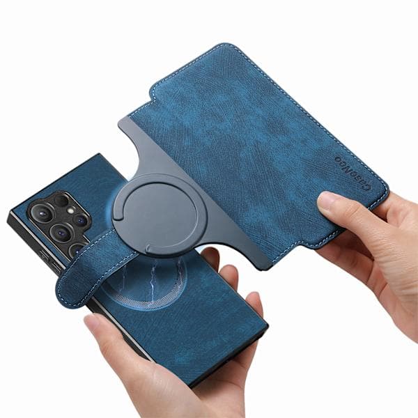 Innovative Magnetic Magsafe Case with Two-Piece Separable Structure, Compatible with Samsung Galaxy Series (Blue)