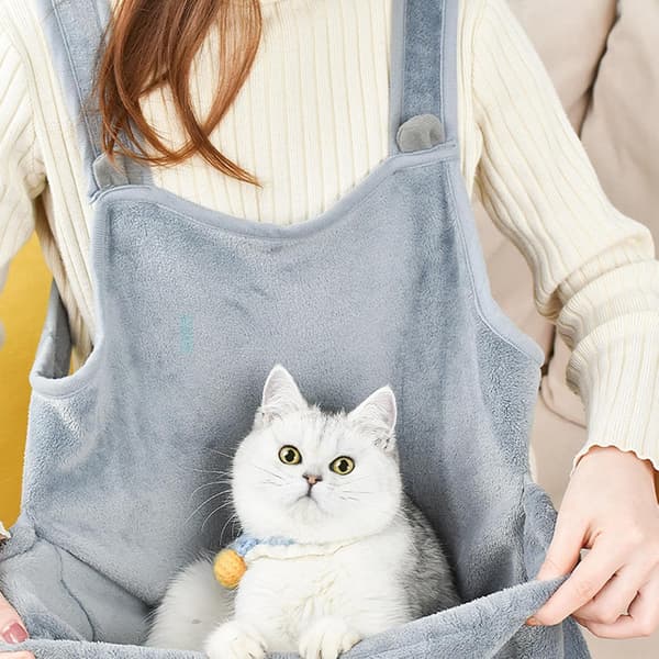 Kattbärväska, Mjuk Ventilerad Väska för Husdjur, Sovsäckar för Små Hundar