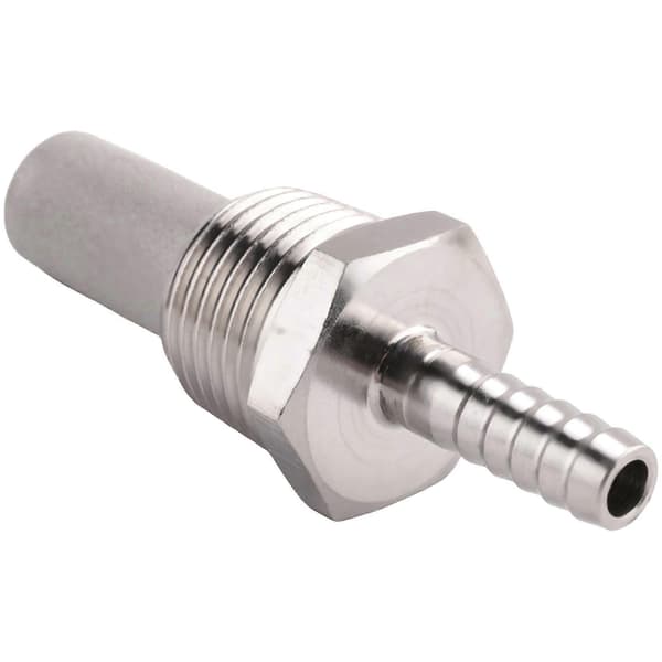 Hjemmebrygning Inline Iltning Diffusionssten Beluftningssten 1/2 Npt Karboneringssten Silver