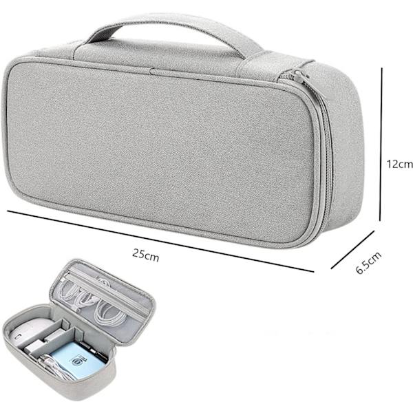 Multifunksjonell Elektronisk Veske Vanntett Bærbar Kabelveske, Oppbevaringstilbehør Universal Organiseringsveske for Harddisk, USB-nøkler, Harddisk,...