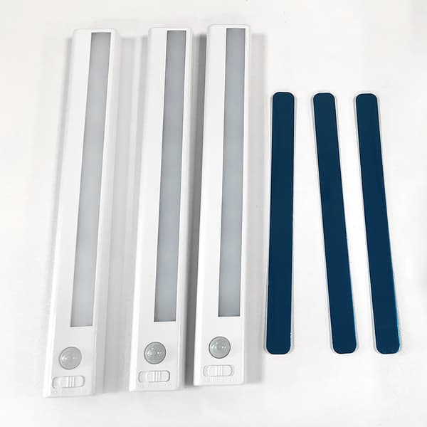 Cabinet Lighting / Countertop Lighting, LED Light Strip with Motion Sensor 3-pack White White 186