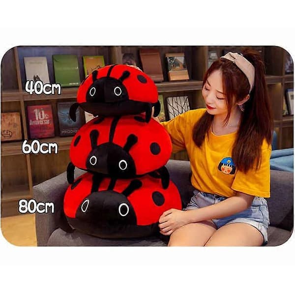 Cute Stuffed Ladybugs Ladybug Plush Toys Pillow 60CM