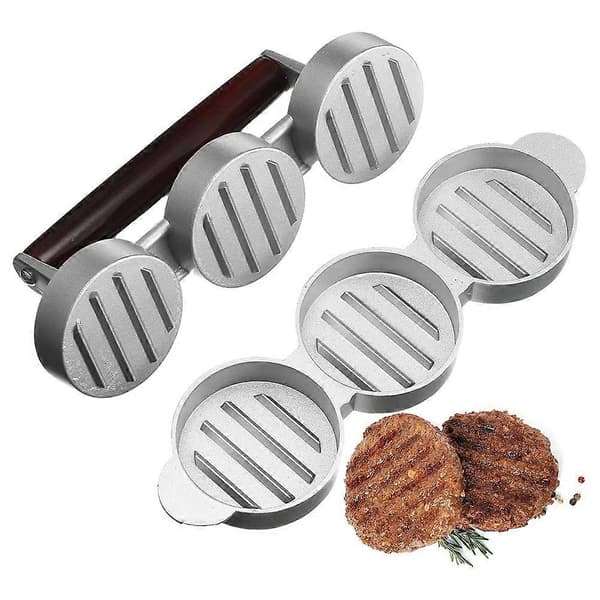 Mini Burger Lille Kød Patty Maker Rund Form Patty Maker til Mini Hamburger, Barbecue, Picnic, Ca