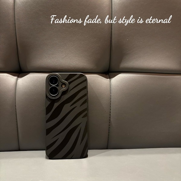 for iPhone 16 Pro Max Deksel 6.9 Tommer 2024, Estetisk Hjerteprint iPhone 16 Pro Max Deksel for Kvinner Jenter Menn, Silikon Beskyttende Telefondeksel for iPhon Zebra Stripe iPhone 16 Plus