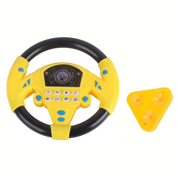 Imaginative Playmate: Steering Wheel Toy With Interactive Sounds, Educational Gift For Toddlers To Learn Car Effects While Having Fun