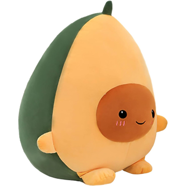 Avocado Plys - Sød Avocado Krammepude Mad Frugtformet Plysdyr Legetøj Blød Pude (30cm/11.81in)