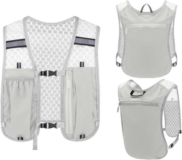 Running Vest Backpack with Reflective Strips - Lightweight Hydration Vest