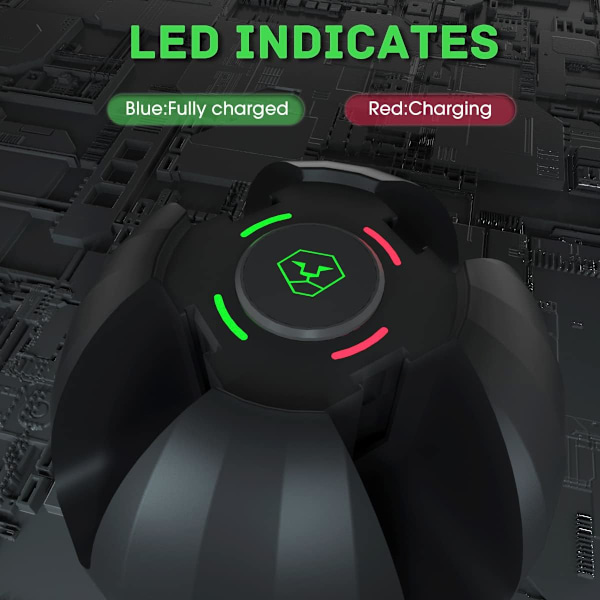 Controller Ladedock til Nintendo Switch Joycon, Switch Joycon Oplader Kompatibel med Switch OLED Joy Con, 4 i 1 Joycon Ladedock
