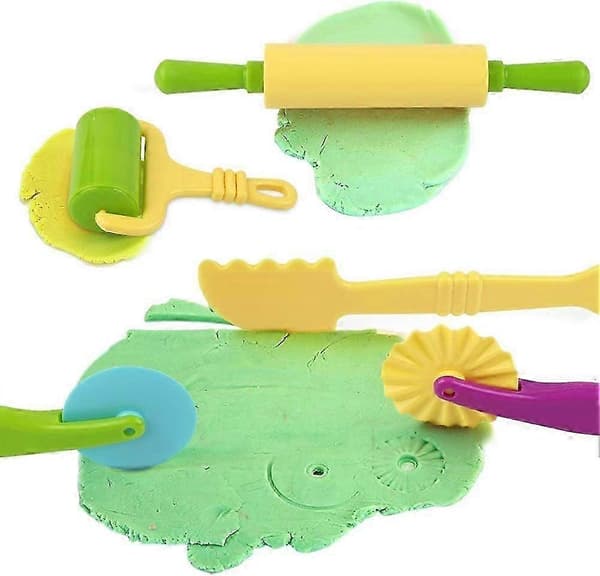 20 st degplastverktyg Modelleringsmaterial Kakformar Köksleksaker
