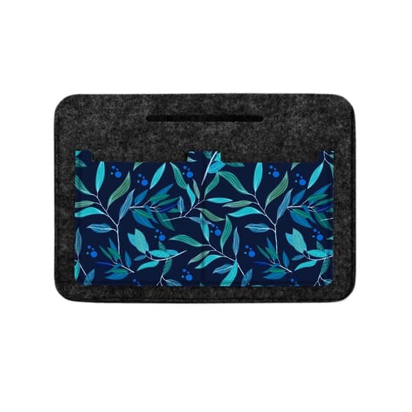 Organizer til taske i antracitfilt, Premium Oleander-linje
