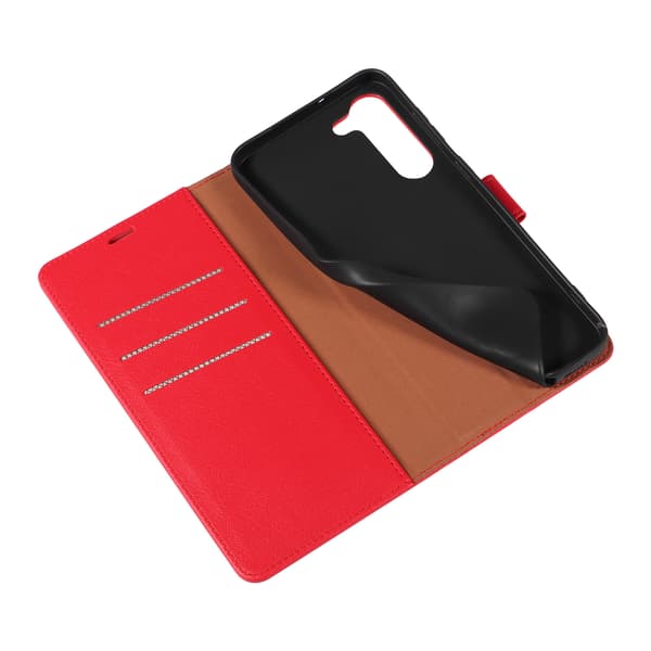 Wallet Case for Samsung Galaxy A17 5G - Magnetic Leather Case, Protective Phone Cover, Durable Red