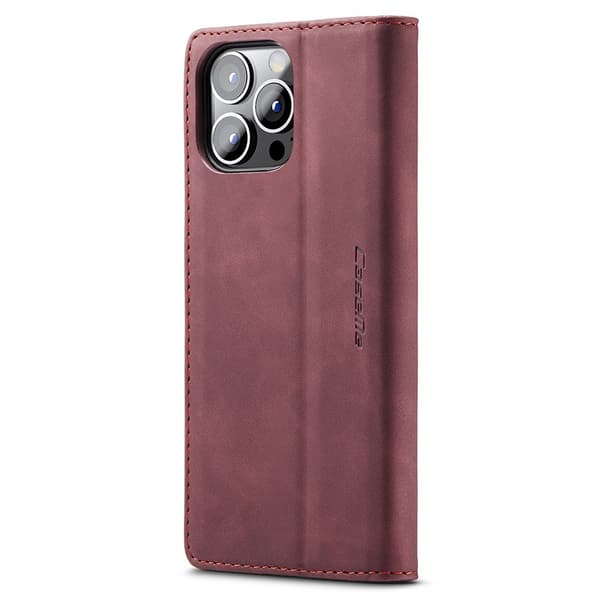 CaseMe Slim Wallet Case iPhone 15 Pro Rød