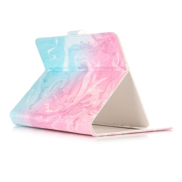 Delicious leather case marble, pink/green, iPad mini 2/3 Rosa/Blå