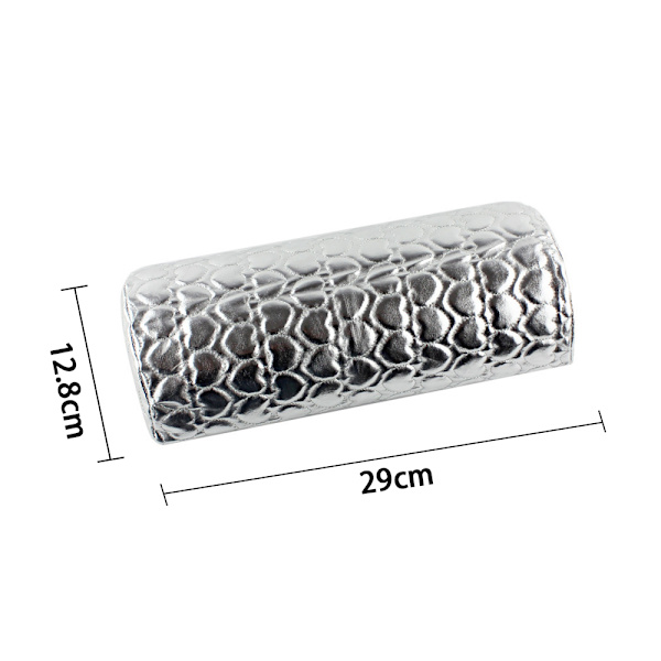 Kynsien taide käsi tyyny nahka kangas - Puoliympyrän rakkaus tyyny - Silvermake up