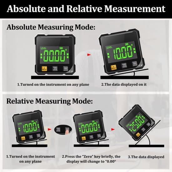 Laser Level-Digital Angle Gauge Digital Angle Gauge with Laser-Four-sided, Strong Magnetic Angle Measuring Laser with Dual Laser- Digital Spirit Level