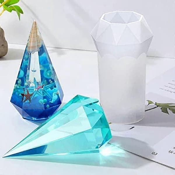 Konhartsform för hartsgjutning Ringkonpyramid Silikonform