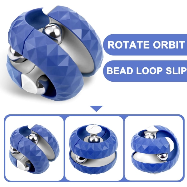 4-pack Orbit Ball Toy, Fidget Cubes Top Spinning Toy, som stress relief & kreativa dekompressionsleksaker, pusselspel för barn Barn Vuxna