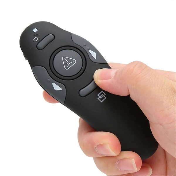 Wireless Presenter Remote Control Office Presentation Remotes Wide Use with Wireless Receiver for Me