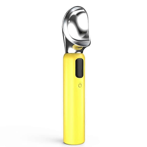Oppvarmet isskje USB-C hurtiglading, ergonomisk håndtak, LED-skjerm
