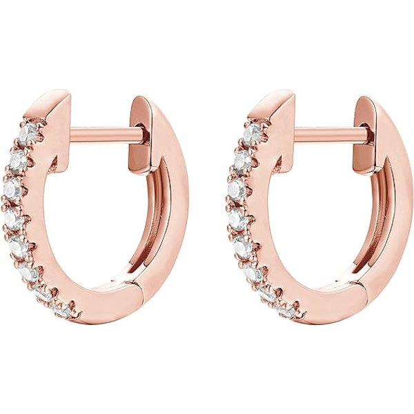 14K Guldpläterade Cubic Zirconia Manschettörhängen