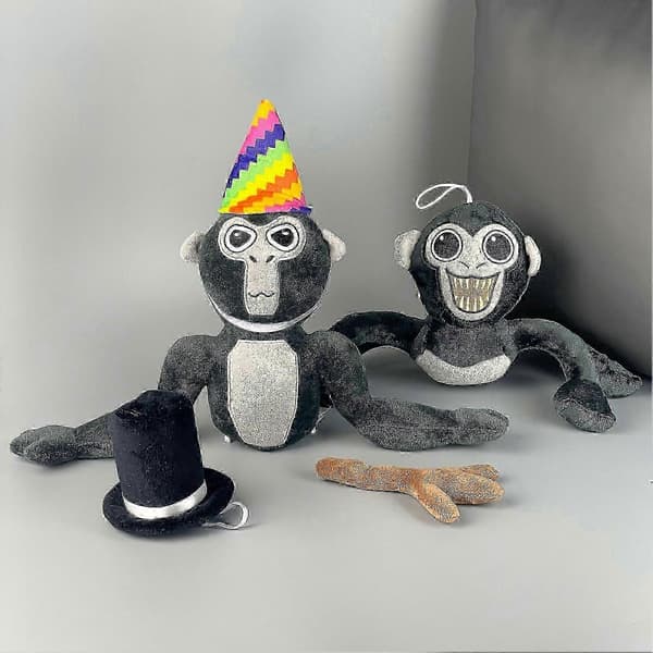 Gorilla Tag Värikäs Gorillanukke Pehmolelu Red gorilla accessories