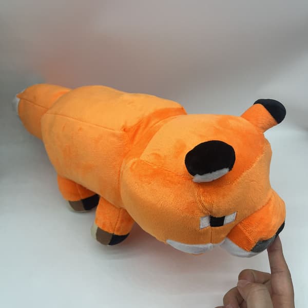 Cute Minecraft Fox Plush Toy, 45cm, Single