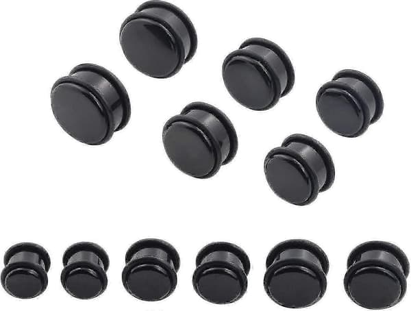 Akryl öronpiercing stretchkit 24PC 00g-20mm Taper Plug Tunnels Set