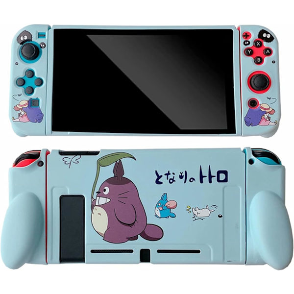 Skyddande Fodral för Switch, Cartoon Anime Söt Mjuk TPU-Fodral för Handhållen Videospelkontroll för Nintendo Switch