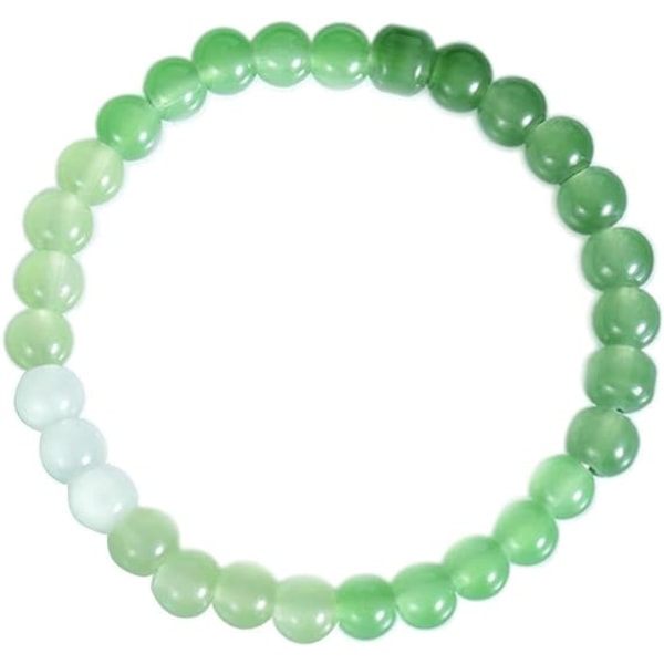 Naturlig ädelstensarmband Grön jadearmband för kvinnor Män Lycklig Fengshui Pi Xiu Pärlor Charm Armband Gröna vita jade kanin armband