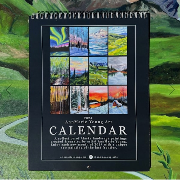 2024 Alaska Art Calendar Alaska konstkalender