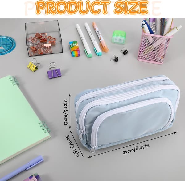 Small Multifunctional Desk Organizer for Office and Home Use Blue
