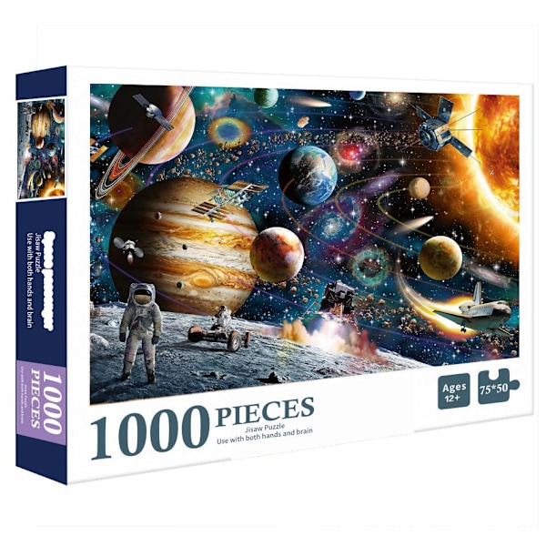 Barnpussel 1000 bitar pussel leksak julklapp (B)