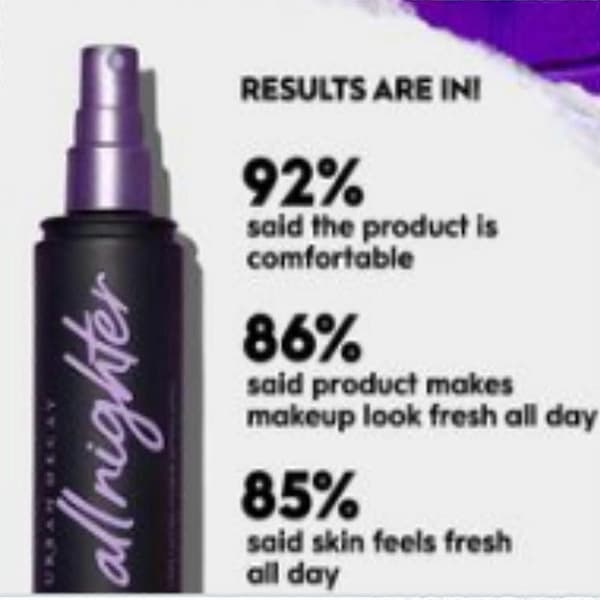 Urban Decay All Nighter Spray Long Lasting Makeup Fixer 118ml/4oz