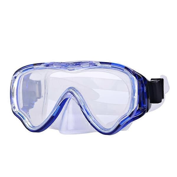 Dykmask Snorkelutrustning Simglasögon med näsmask (blå)