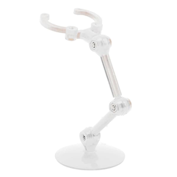 10 st actionfigurstativ i plast, displayhållare för actionfigurer, minidockmodellstöd, enkel montering, klar