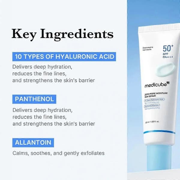 Zero Pore Moisture Sun Serum PA+ SPF50+ 50ml