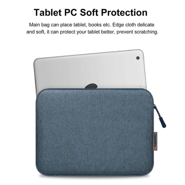 Tablet-etui med lynlås til 9,7-11,0 tommer