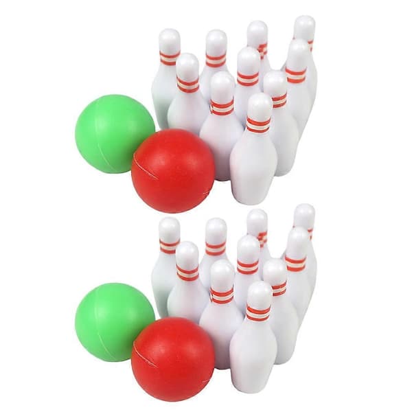 Minibowlingkuler Modell Bowlingkuler for barn 2 sett plast