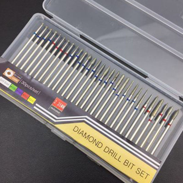 Nagelkonst Diamantslipningssats - Set B
