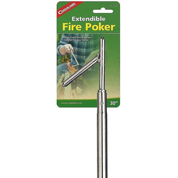 Coghlan's uttrekkbare ildrake, kan forlenges til 76 cm, sammenleggbar for backpacking og camping 30"