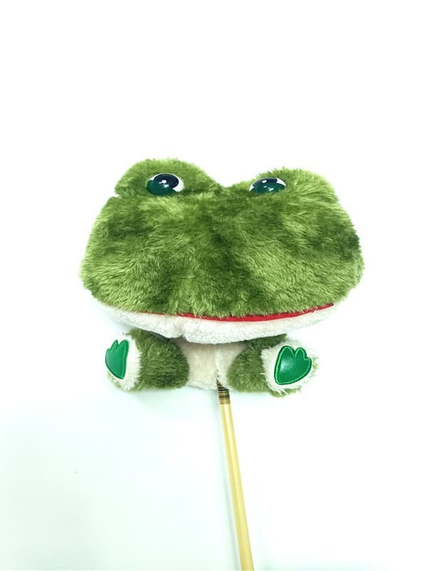 1 st grön groda - Golf headcover - Golfklubbskydd