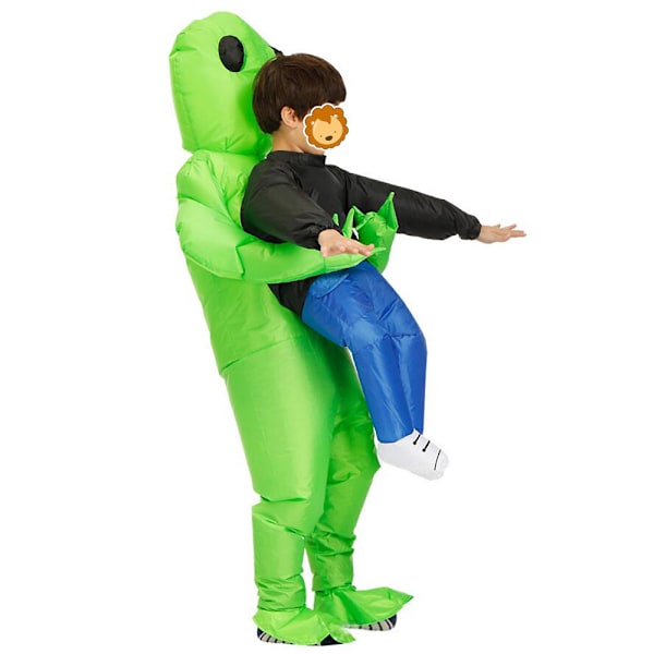 Alien Uppblåsbar Kostym för Halloween Cosplay Children's model 120-140cm