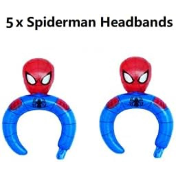 Spiderman bursdagsfestutstyr Spiderman bursdagsfestdekorasjoner Superhelt tema ballonger sett inkludert 85 stk med gratis luft pumpe og tape
