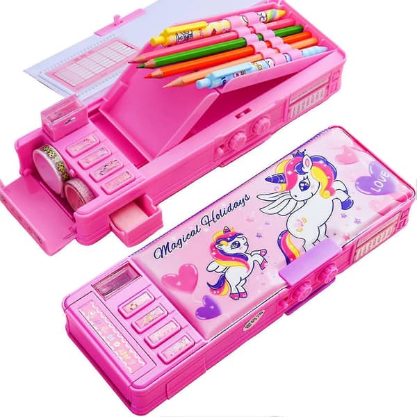 Student Pennfodral Brevpapper Box Multifunktionell Brevpapper Organizer Box För Barn Pojkar Flickor C